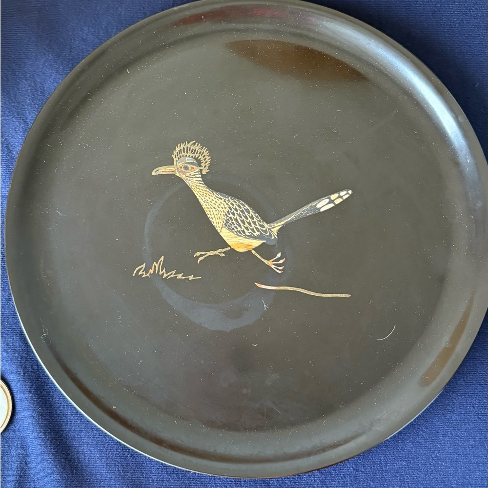 Elegant Black and Gold Bird Wall Art